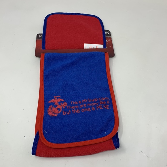 Set of 2 Burp cloths mini marine nwt by vanguard - Picture 11 of 17